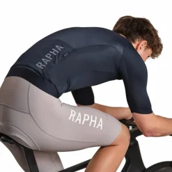 Rapha Pro Team Training Fietsshirt met Korte Mouwen Heren - carbon/navy