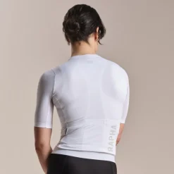 Rapha Pro Team Training Fietsshirt met Korte Mouwen Dames - white/silver