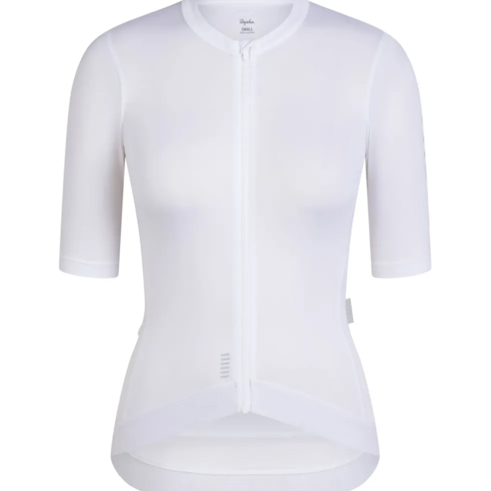 Rapha Pro Team Training Fietsshirt met Korte Mouwen Dames - white/silver