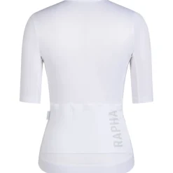 Rapha Pro Team Training Fietsshirt met Korte Mouwen Dames - white/silver