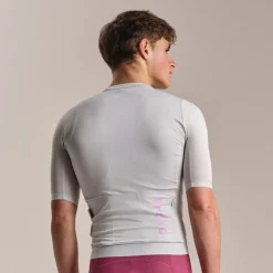 Rapha Pro Team Training Fietsshirt met Korte Mouwen Heren - silver/quartz
