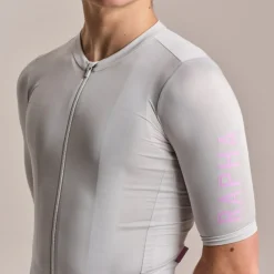 Rapha Pro Team Training Fietsshirt met Korte Mouwen Heren - silver/quartz