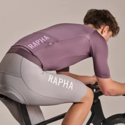 Rapha Pro Team Training Fietsshirt met Korte Mouwen Heren - amethyst/quartz