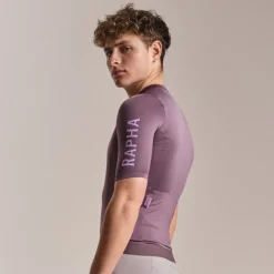 Rapha Pro Team Training Fietsshirt met Korte Mouwen Heren - amethyst/quartz