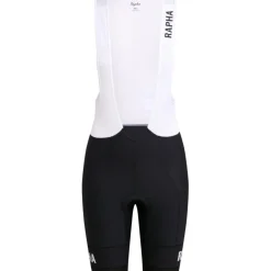 Rapha Pro Team Training Fietsshort met Bretels Dames - zwart/wit BGT01XX