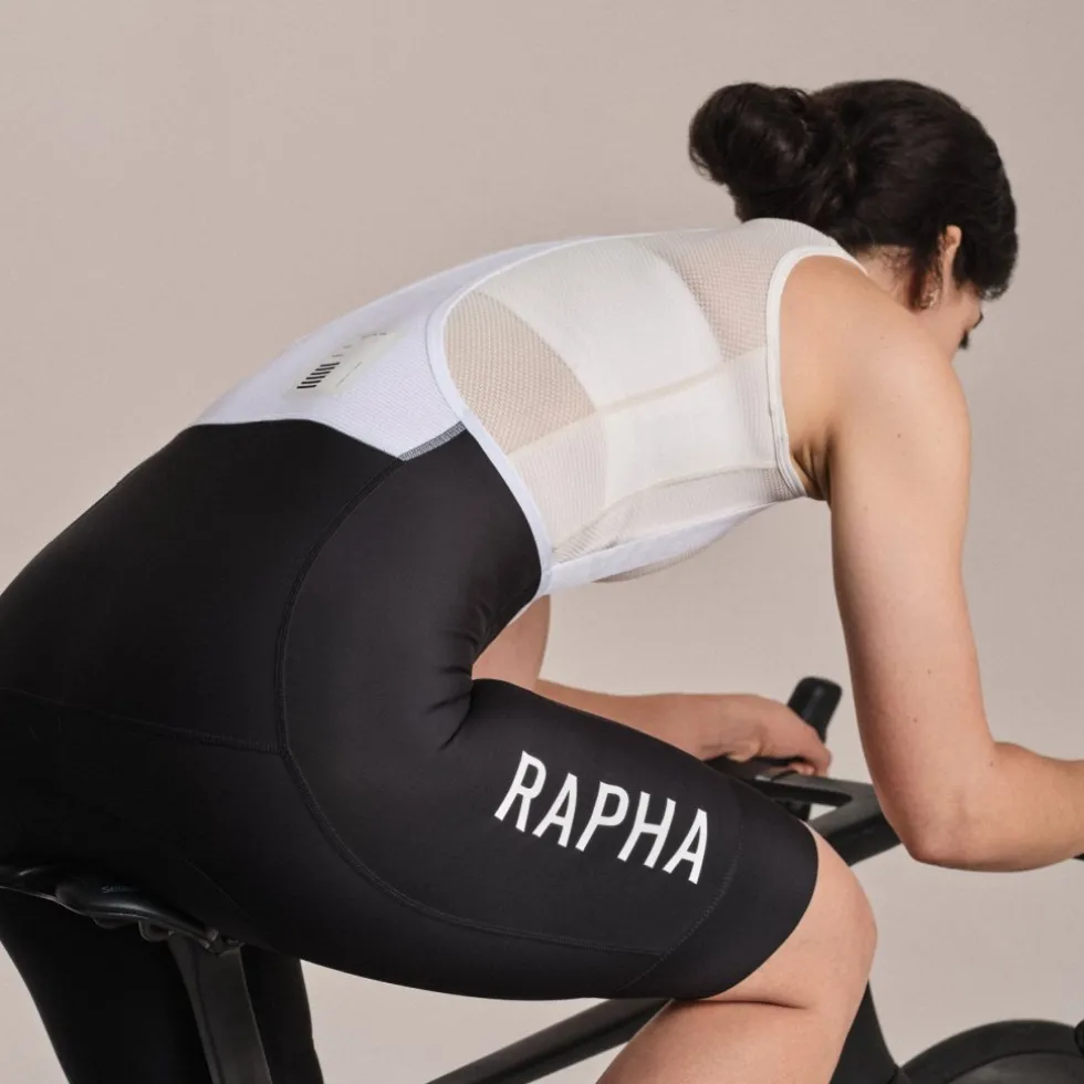 Rapha Pro Team Training Fietsshort met Bretels Dames - black/white