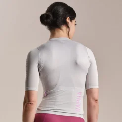 Rapha Pro Team Training Fietsshirt met Korte Mouwen Dames - silver/quartz