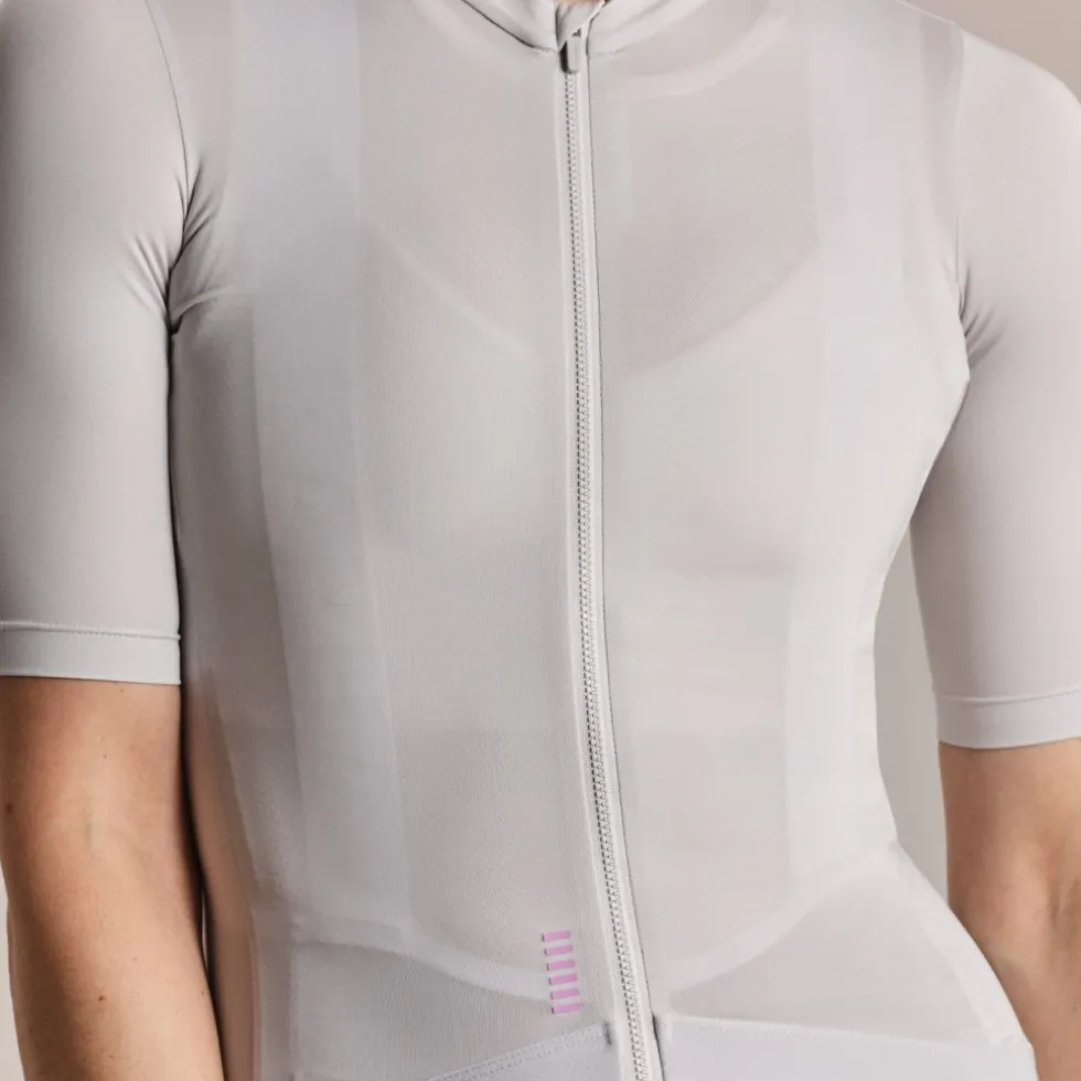 Rapha Pro Team Training Fietsshirt met Korte Mouwen Dames - silver/quartz