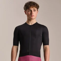 Rapha Pro Team Training Fietsshirt met Korte Mouwen Heren - black/white