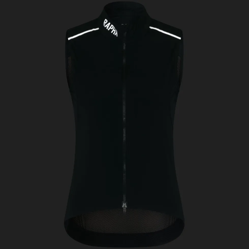Rapha Pro Team Vest Dames - zwart/zilver