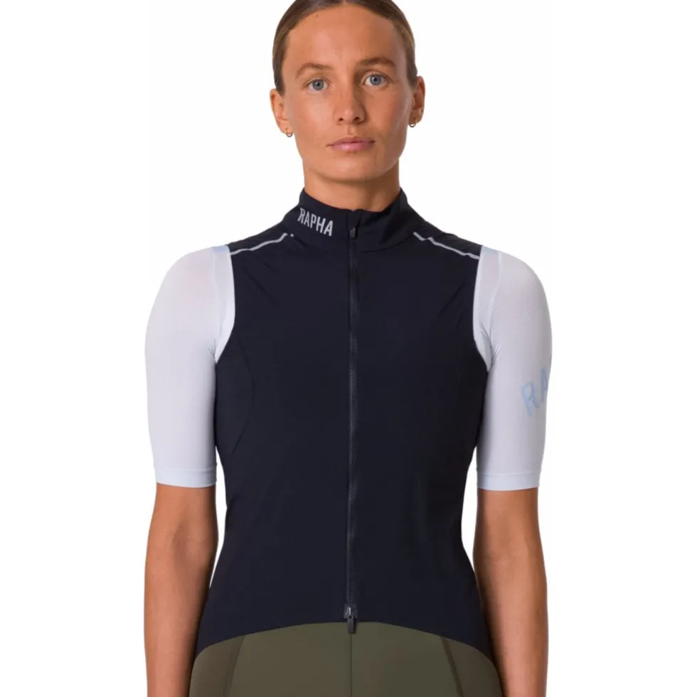 Rapha Pro Team Vest Dames - zwart/zilver