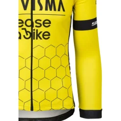 RAPidGEAR Replica Team Visma | Lease a Bike Fietsshirt Lange Mouwen Heren 2025 - geel