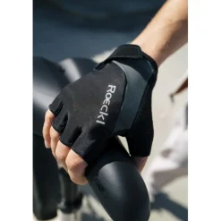 Roeckl Sports Basel 2 Fietshandschoenen - zwart/rood 9300