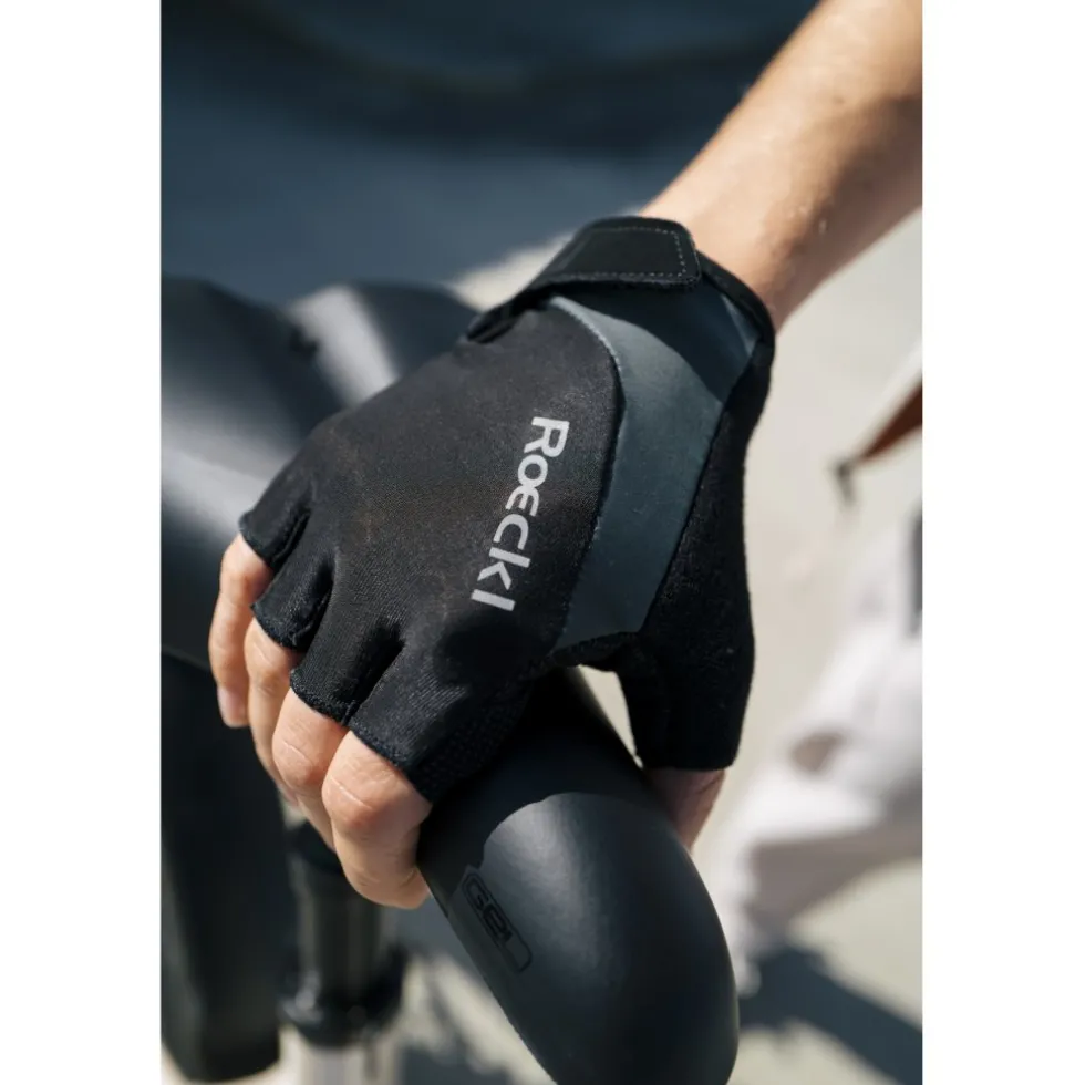 Roeckl Sports Basel 2 Fietshandschoenen - zwart/rood 9300