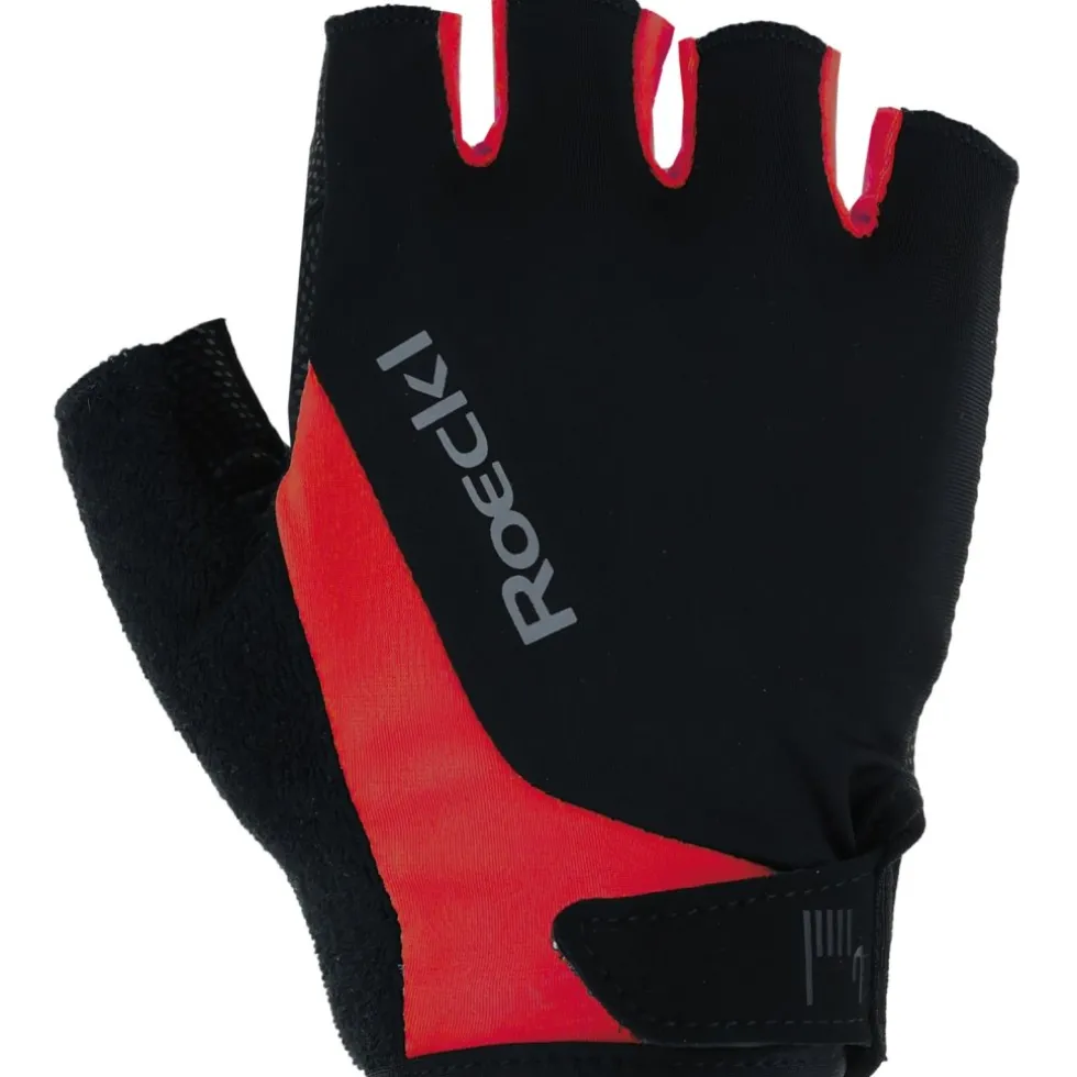 Roeckl Sports Basel 2 Fietshandschoenen - zwart/rood 9300