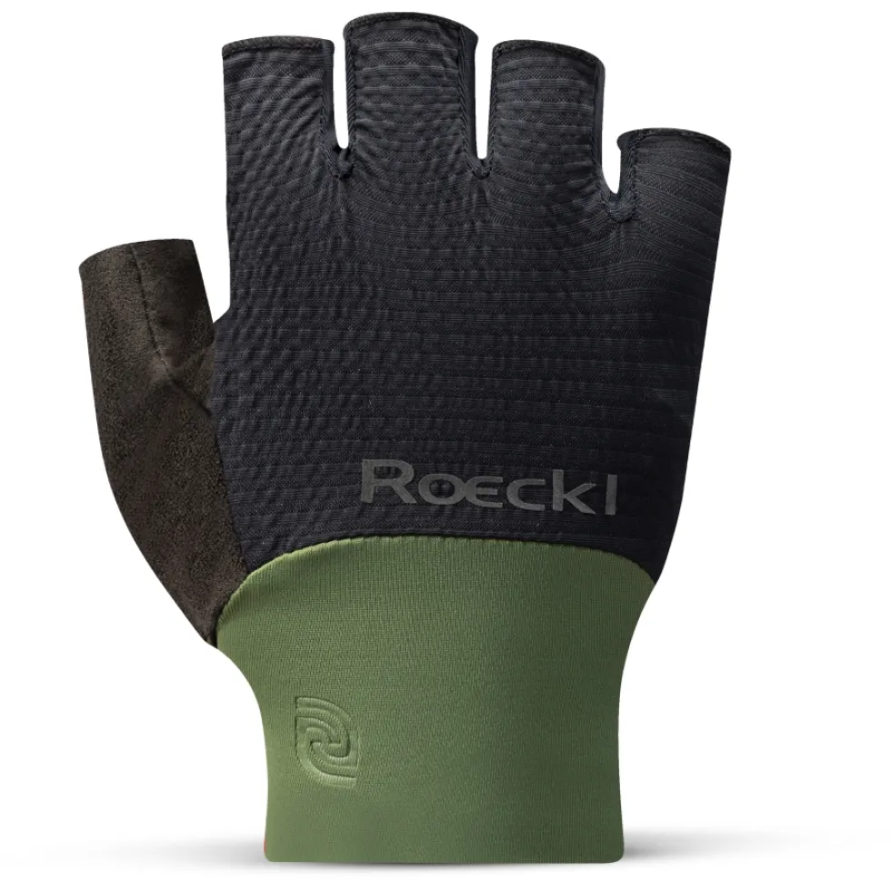Roeckl Sports Brixen Fahrradhandschuhe - black/pesto 9530