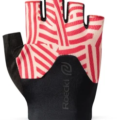 Roeckl Sports Deleni 2 Fietshandschoenen Dames - black/hibiscus 9306