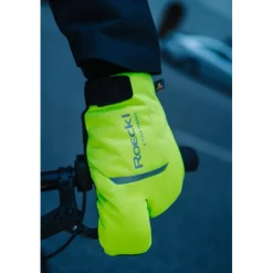 Roeckl Sports Villach 3 Lobster Fietshandschoenen - black/silver pine 9070