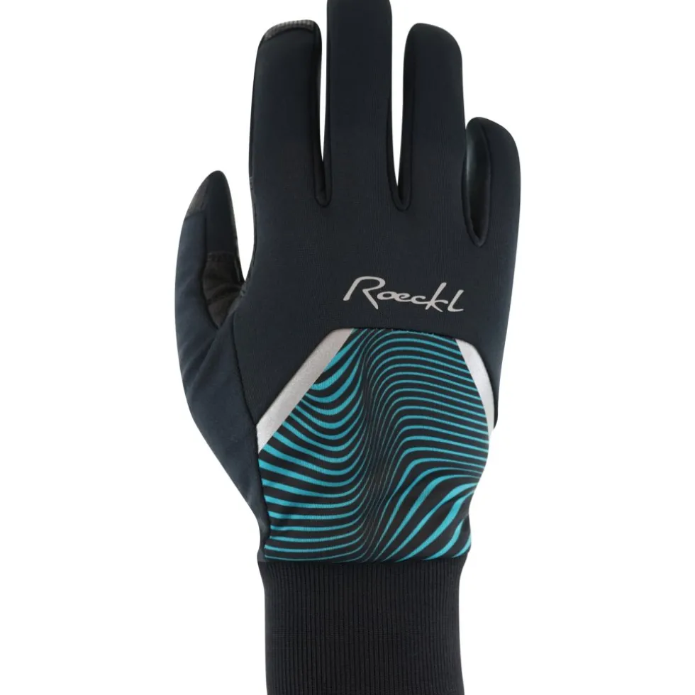 Roeckl Sports Wirsberg Fietshandschoenen Dames - black/lapis 9520