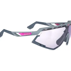 Rudy Project Defender Bril - Photochromic Lens - Glacier Matte - Bumpers Avio/ImpactX 2 Laser Purple