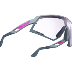 Rudy Project Defender Bril - Photochromic Lens - Glacier Matte - Bumpers Avio/ImpactX 2 Laser Purple