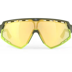 Rudy Project Defender Bril - Olive Matte/Multilaser Yellow
