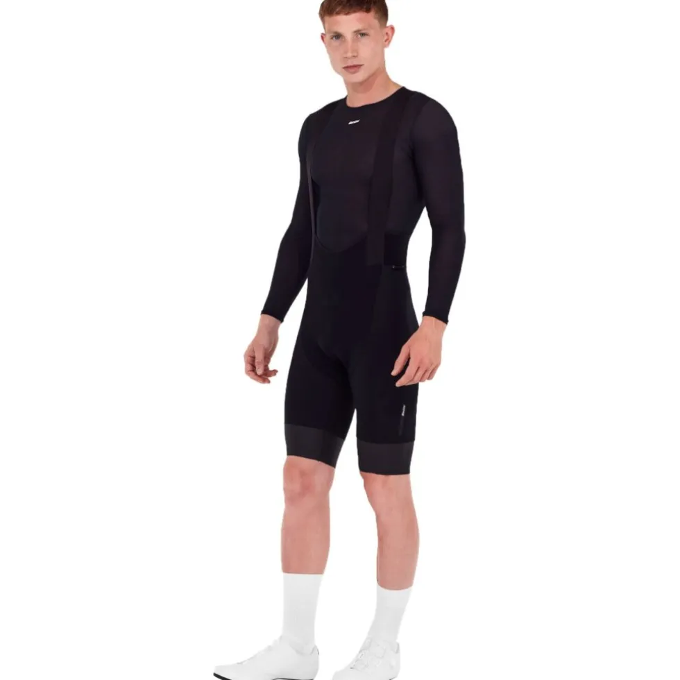 Santini Adapt Shell Fietsshort met Bretels Heren SP1071GITADAPTSHEL - zwart NE