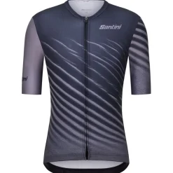 Santini Astro Fietsshirt met Korte Mouwen Heren AS94075CASTRO - zwart NE
