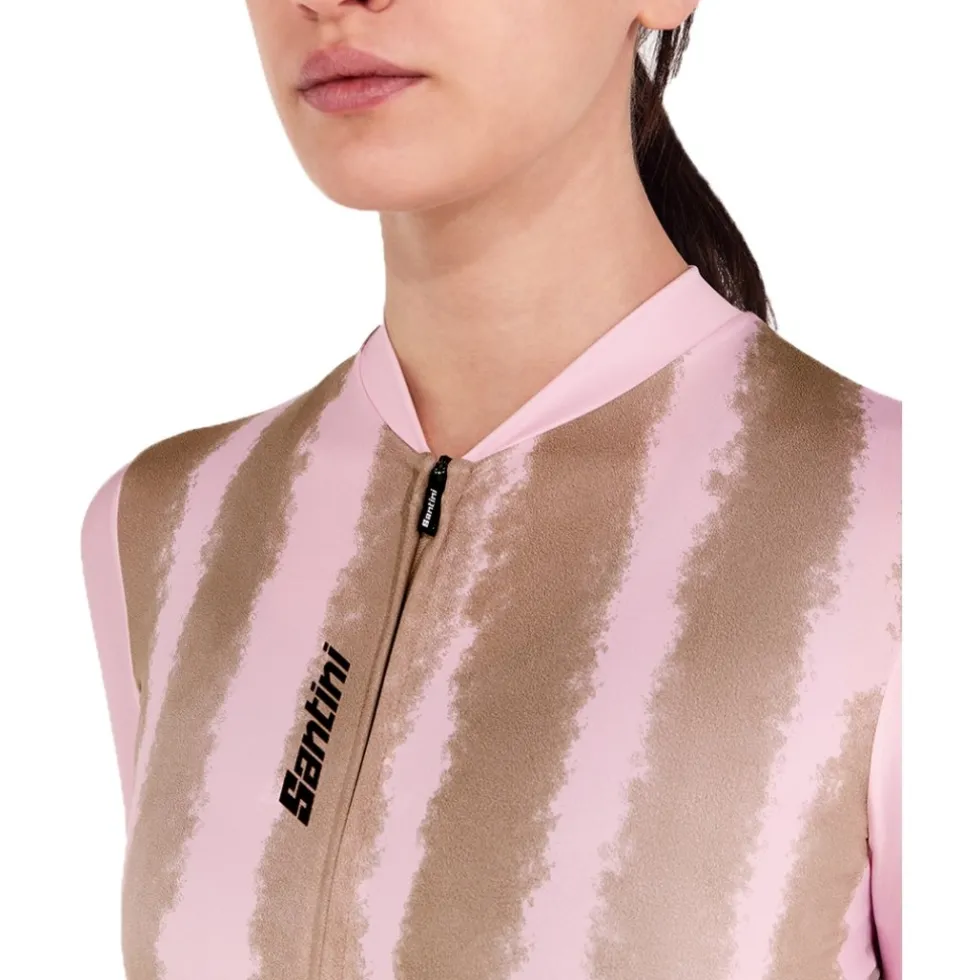 Santini Bambu Fietsshirt met Korte Mouwen Dames 5S940L75CBAMBU - sky blue AZ
