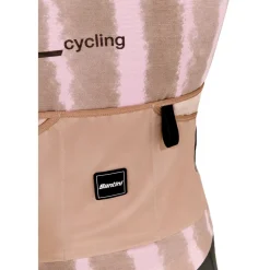 Santini Bambu Fietsshirt met Korte Mouwen Dames 5S940L75CBAMBU - sky blue AZ
