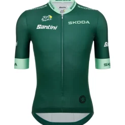 Santini Best Sprinter Fietsshirt met Korte Mouwen Heren - Tour de France邃