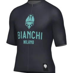 Santini Bianchi Milano Classic Fietsshirt met Korte Mouwen Heren BI97175CCLASS - grijs GR