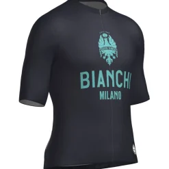Santini Bianchi Milano Classic Fietsshirt met Korte Mouwen Heren BI97175CCLASS - grijs GR