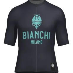 Santini Bianchi Milano Classic Fietsshirt met Korte Mouwen Heren BI97175CCLASS - grijs GR