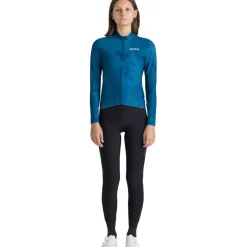 Santini Bianchi Milano Classic Fietsshirt met Lange Mouwen Unisex BI216075CCLASS - teal TE