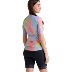 Santini Bianchi Milano Pop Fietsshirt met Korte Mouwen Unisex BI97175CPOP - print