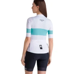 Santini Bianchi Milano Race Fietsshirt met Korte Mouwen Unisex BI97175CRACE - wit BI