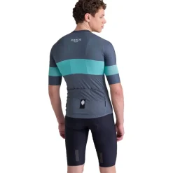Santini Bianchi Milano Race Fietsshirt met Korte Mouwen Unisex BI97175CRACE - grijs GR
