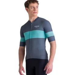 Santini Bianchi Milano Race Fietsshirt met Korte Mouwen Unisex BI97175CRACE - grijs GR