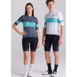 Santini Bianchi Milano Race Fietsshirt met Korte Mouwen Unisex BI97175CRACE - grijs GR