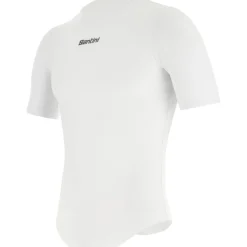 Santini Delta Baselayer met Korte Mouwen Heren BM001GLLDELTA - wit BI