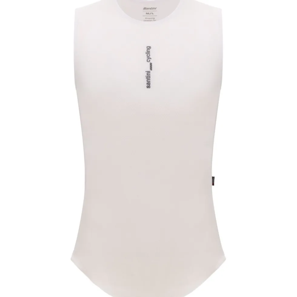 Santini Delta Hemd zonder Mouwen Heren BM002GLLDELTA - wit BI