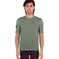 Santini Delta Line Tech T-Shirt Heren 5S499GLLDELTALINE - military green VM
