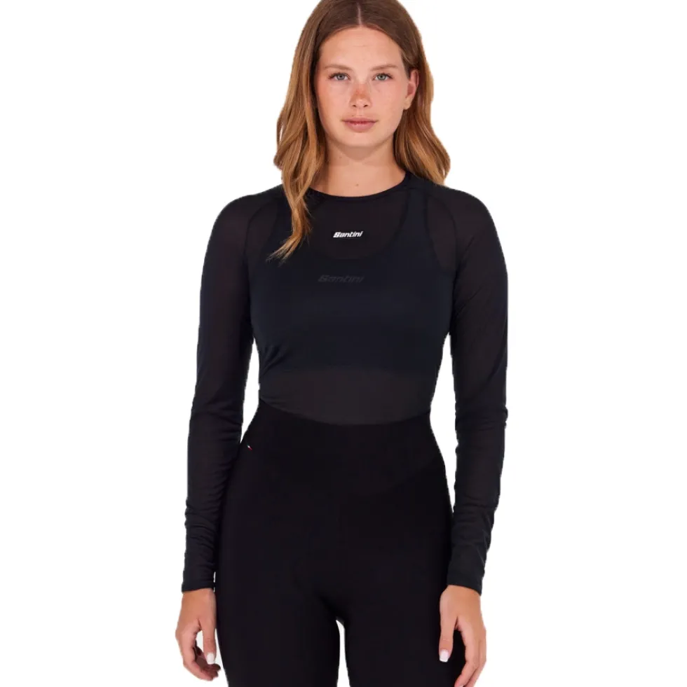 Santini Dry Hemd met Lange Mouwen Unisex BM005GLLDRY2R - zwart NE