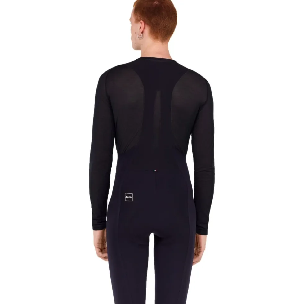Santini Dry Hemd met Lange Mouwen Unisex BM005GLLDRY2R - zwart NE