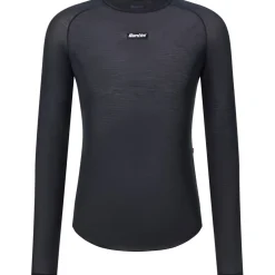 Santini Dry Hemd met Lange Mouwen Unisex BM005GLLDRY2R - zwart NE