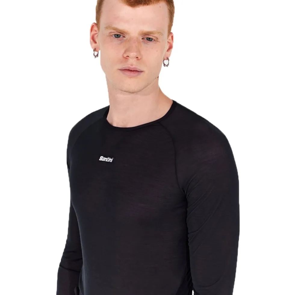 Santini Dry Hemd met Lange Mouwen Unisex BM005GLLDRY2R - zwart NE