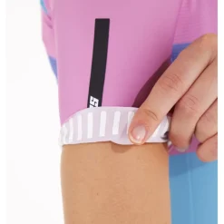 Santini Eco Sleek Bengal Fietsshirt met Korte Mouwen Dames 4S940L75CESLK4BEN - groen VE