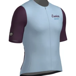Santini Eroica Borgo Fietsshirt met Korte Mouwen Unisex ER97175CBORG - sky blue AZ