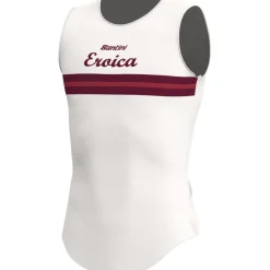 Santini Eroica Timo Hemd zonder mouwen voor heren ER002GLLTIMO - white BI